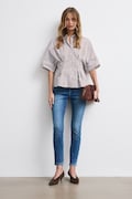 Medicine jeansy skinny damskie niebieskie
