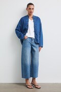 Medicine jeansy wide leg damskie niebieskie