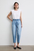 Medicine jeansy slouchy damskie niebieskie