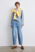 Medicine jeansy slouchy damskie niebieskie