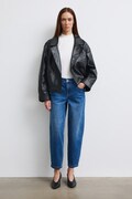 Medicine jeansy slouchy damskie niebieskie