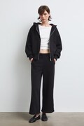 Medicine spodnie dresowe damskie czarne regular waist