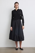Sweter damski z wiskozą czarny RW26-SWD041