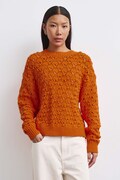 Medicine sweter damski pomarańczowy