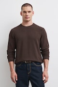 Medicine sweter męski brązowy