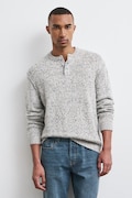 Medicine sweter męski szary
