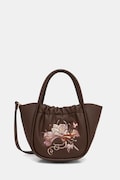 Medicine torebka crossbody damska z imitacji skóry brązowa