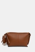 Medicine torebka crossbody damska z imitacji skóry brązowa
