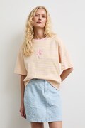 Medicine T-shirt damski bawełniany żółty
