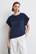 T-shirt damski bawełniany heavyweight granatowy RW26-TSD403
