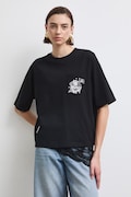 Medicine T-shirt damski bawełniany czarny