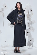 Medicine T-shirt oversize damski bawełniany z elastanem czarny