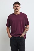 Medicine T-shirt męski bawełniany bordowy