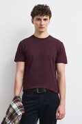 Medicine T-shirt męski bawełniany bordowy