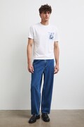 Medicine T-shirt męski bawełniany z elastanem biały
