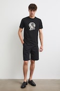 Medicine T-shirt męski bawełniany z elastanem czarny