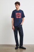 Medicine T-shirt męski bawełniany granatowy