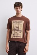 Medicine T-shirt męski bawełniany brązowy