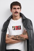 T-shirt męski bawełniany z kolekcji Wiesław Wałkuski x Medicine biały RW26-TSM757