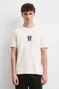 T-shirt męski bawełniany beżowy RW26-TSM809