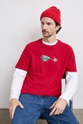 Medicine t-shirt męski bawełniany czerwony