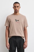 Medicine t-shirt męski bawełniany beżowy