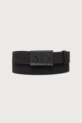 Armani Exchange ремінь чоловічий шкіряний сірий 951019 CC507
