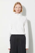 Columbia sports sweatshirt Glacial IV white color smooth 1802201