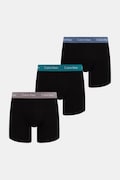 Calvin Klein Underwear boxerky pánské bavlněné s elastanem 3-pack tyrkysové 000NB1770A