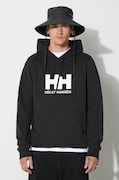 Helly Hansen felpa in cotone  HH LOGO HOODIE uomo  53289