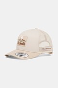 Columbia czapka kolor beżowy gładka 1652541