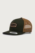 Columbia czapka z daszkiem trucker z bawełną zielona 1652541