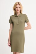Lacoste sukienka kolor zielony mini prosta