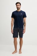 Pyžamo Fila pánske, tmavomodrá farba, vzorované