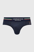 Aeronautica Militare Slip (2-pack) bărbați, culoarea albastru marin