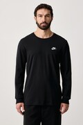 Nike Sportswear hosszúujjú férfi pamut fekete
