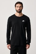 Nike Sportswear hosszúujjú férfi pamut fekete