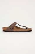 Джапанки Birkenstock Gizeh в кафяво с равна подметка 43753
