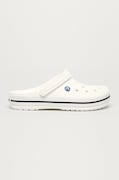 Crocs papuci Crocband bărbați, culoarea alb 11016