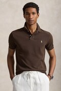 Polo Ralph Lauren polo męskie bawełniane brązowe 710536856