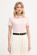 Lacoste polo shirt cotton Women's pink PF7839