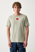 HUGO T-shirt basic męski bawełniany Diragolino212 zielony 50447978