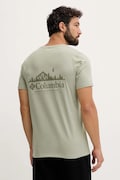 Бавовняна футболка Columbia Rapid Ridge Back Graphic чоловіча колір зелений з принтом 1934824