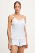 Lauren Ralph Lauren piżama damska kolor niebieski satynowa ILN11684