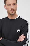 Mikina Michael Kors pánska, čierna farba, s nášivkou