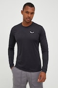 Salewa longsleeve sportowy kolor czarny melanżowy