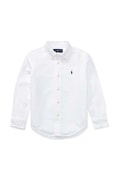 Detská bavlnená košeľa Polo Ralph Lauren biela farba
