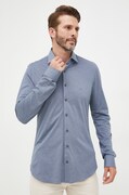 Бавовняна сорочка Michael Kors чоловіча slim з італійським коміром