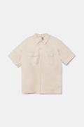 Сорочка Dickies чоловіча колір бежевий regular класичний комір