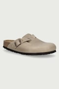 Birkenstock pantofle dámské nubukové Boston hnědé 960813